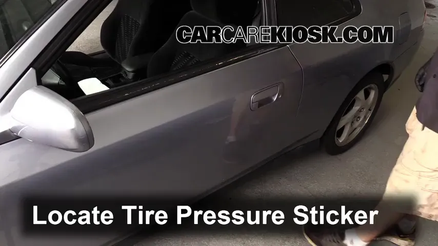 2000 Honda Prelude 2.2L 4 Cyl. Tires & Wheels Check Tire Pressure